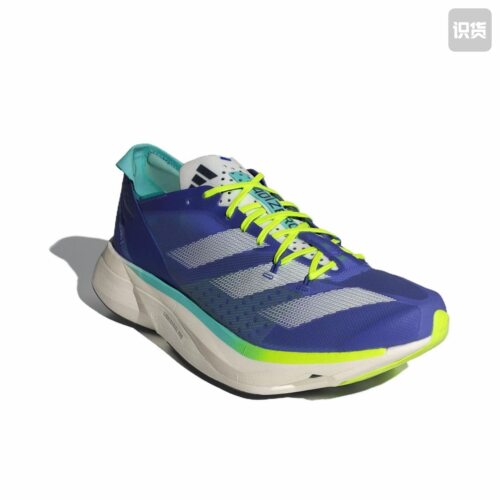 adidas Adizero Adios Pro 3缓震马拉松圆头跑鞋钴蓝ID3635熊