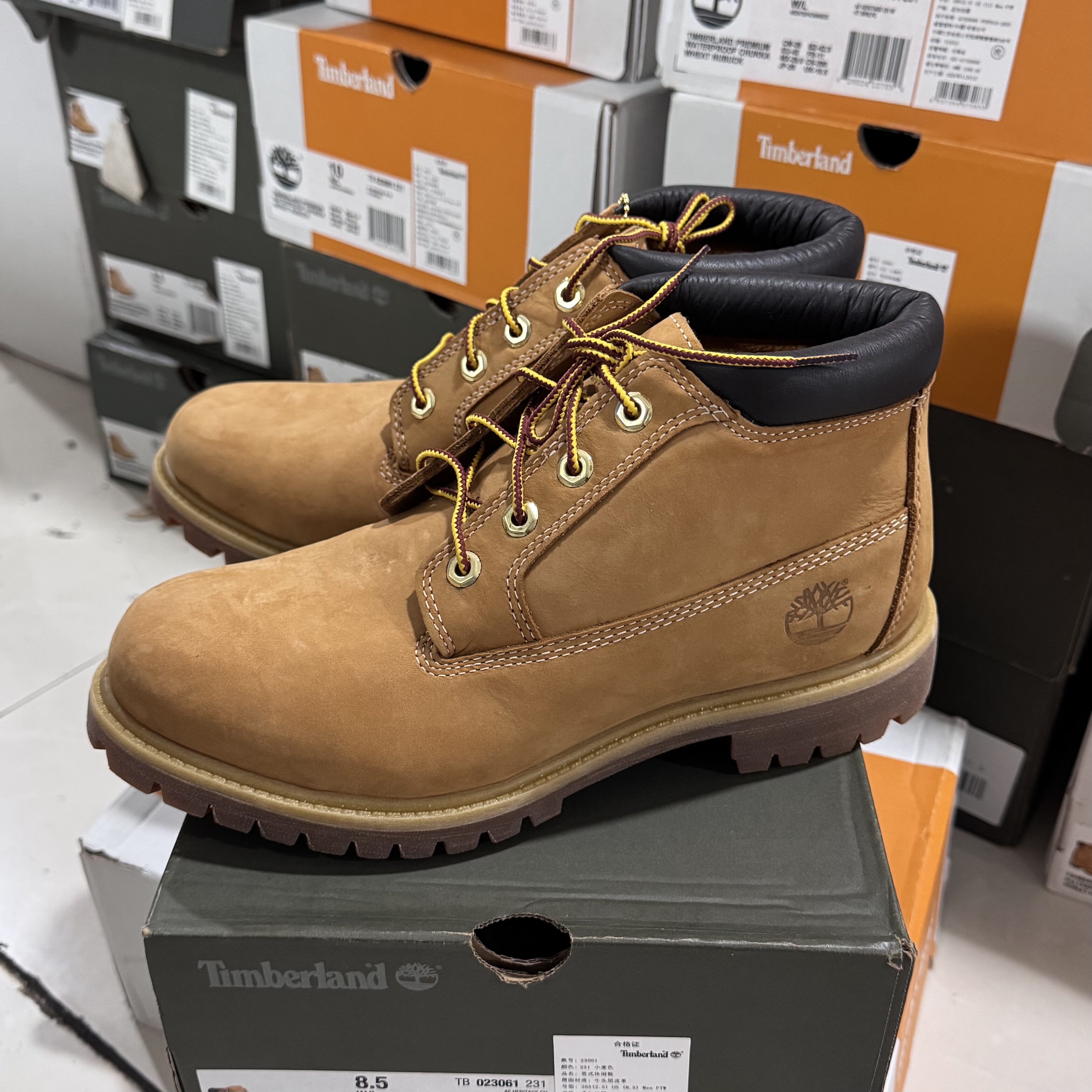 Timberland/添柏岚 Kenniston户外防水 厚底增高休闲工装靴23061W