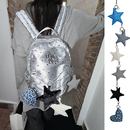 Unique blue五角星海星挂饰波点挂件轻亚风韩系包包挂件钥匙扣