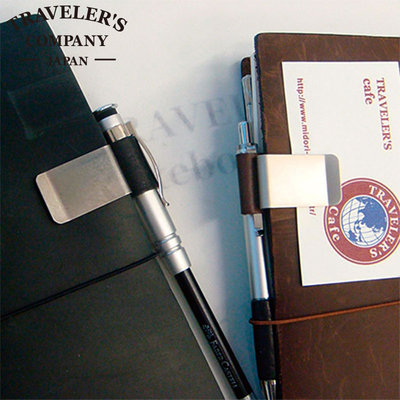 midori笔夹真皮材质护笔