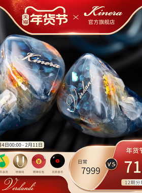 KINERA/王者时代Verdand薇儿丹蒂一圈两铁两静电一骨传导HIFI耳机