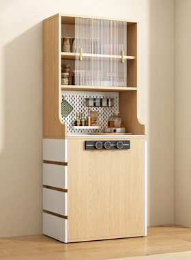 单独岛台柜窄边独立可移动超薄餐边柜定制小户型靠墙一体茶水柜