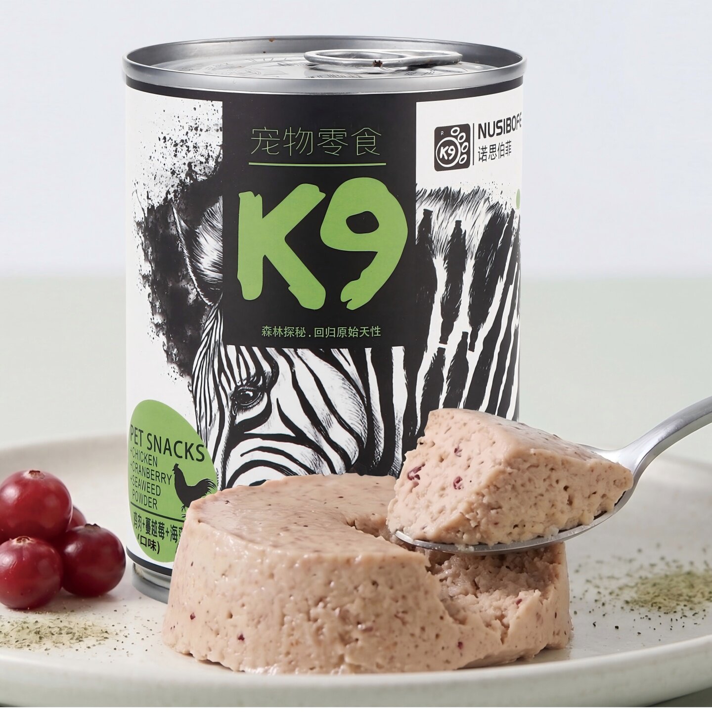 【U先试用】K9狗罐头375g试吃 成犬幼犬宠物零食罐营养湿粮