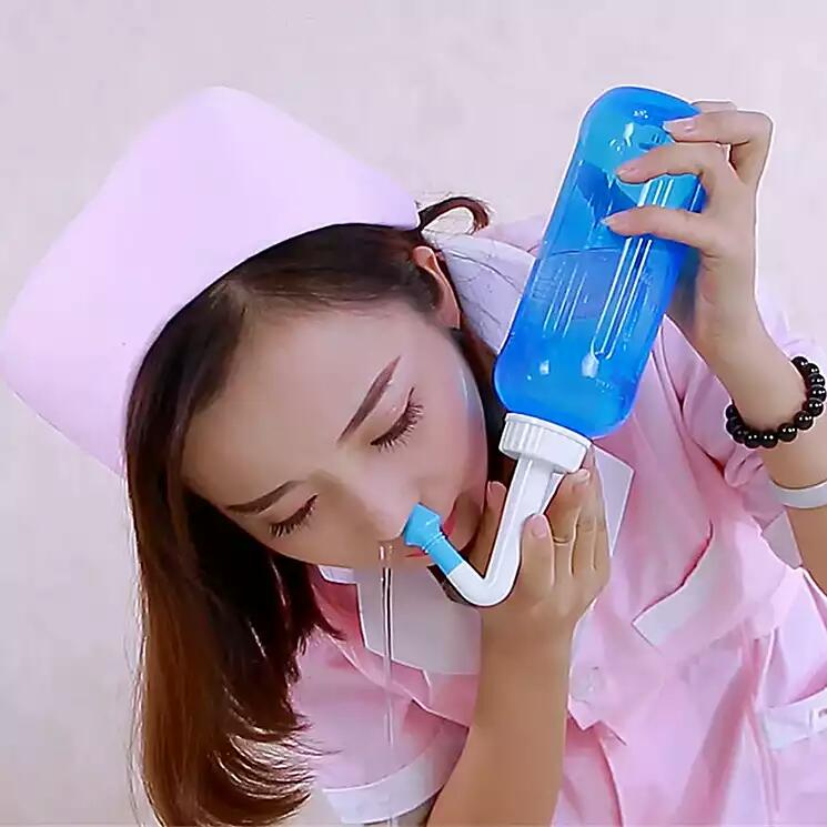 健适宝洗鼻壶喷头鼻子喷雾器鼻腔冲洗器成人儿童洗鼻器瑜伽涅涕壶