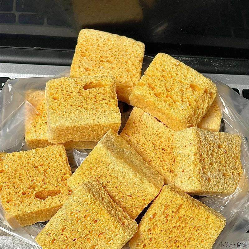 蜂蜜蜂窝糖手工麦芽糖饴糖叮叮糖芝麻糖块硬质酥脆蜂巢糖怀旧零食