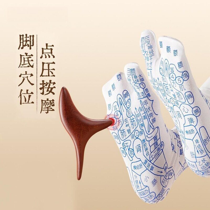 三角雀脚底按摩器棒穴位