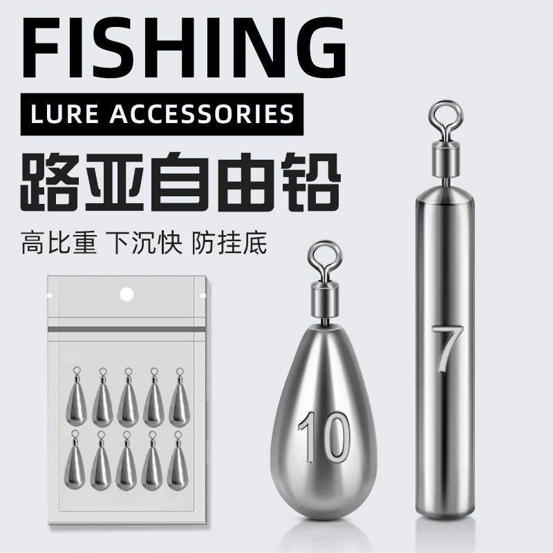 新款路亚德州钓组钨钢平替铅坠图片