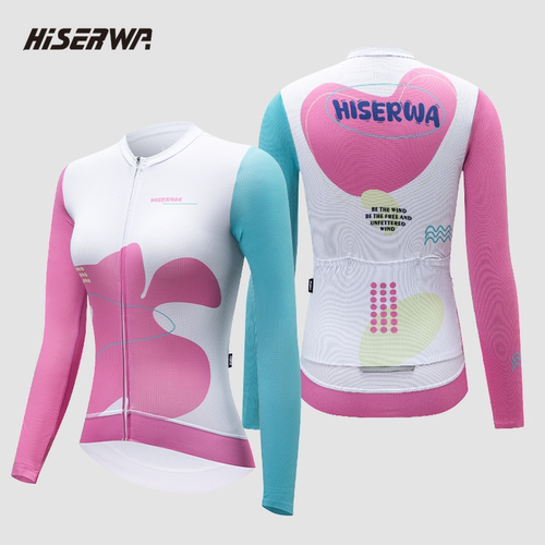 HSW骑行服长袖女款印花春夏季