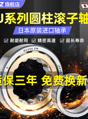日本进口XUDZ圆柱滚子轴承NU202 203 204 205 206 207 208 209 EM