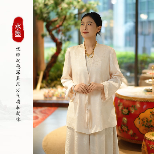 原创国潮张林根正绢升级版外套