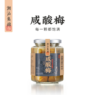 潮汕集锦咸酸梅咸柠檬潮州特产腌制青竹梅子咸梅孕妇泡水咸水梅盐