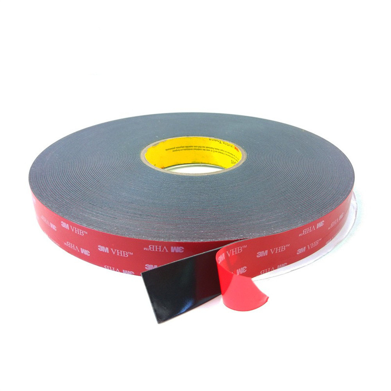 3M5962亚克力黑色VHB泡棉1.55mm厚强力高粘汽车加厚墙面双面胶带