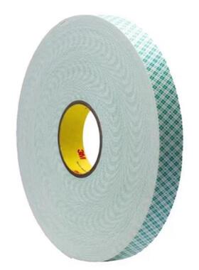 3M4085 1.1mm白色聚氨酯密封防水泡棉双面胶带