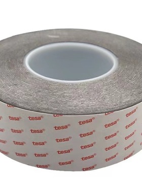 德莎tesa61385黑色高性能薄膜胶带PET双面胶高粘性抗推出抗震胶带