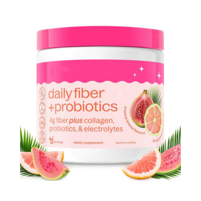 亚马逊TK热销纤维益生菌胶原蛋白粉daily Fiber+probiotic支持OEM