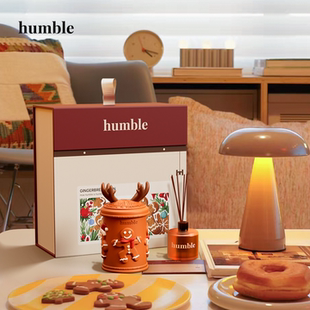 【新年新品】humble帕特农姜饼人香薰蜡烛卧室内摆件礼盒闺蜜礼物