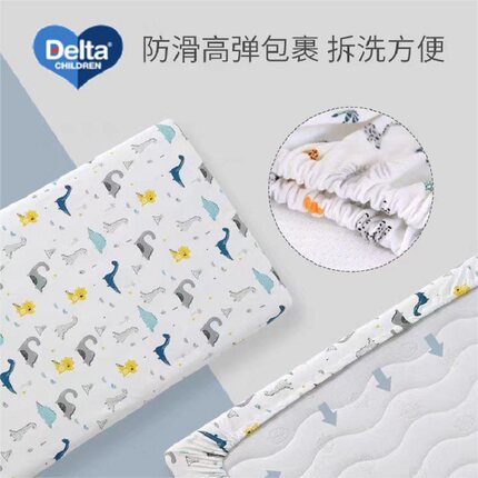 婴儿床笠儿童床床笠纯棉A类儿童床单隔尿四季通用宝宝拼接床垫罩