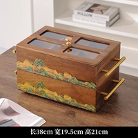 (Двойной слой) 6 высушенная фруктовая тарелка сетки