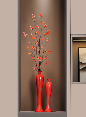 简约现代入户进门玄关造景花瓶