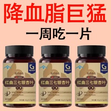 红曲三七银杏叶胶囊中老年方中方牌血管脂正品