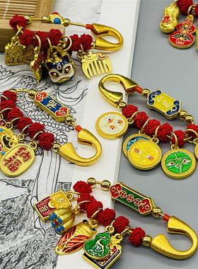 特色旅游纪念品沙金胸针钥匙扣