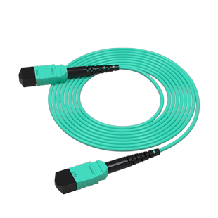 锐阔MPO万兆光纤跳线多模8芯12芯集束OM3/OM4光缆MPO-LC-MPO双工40G100G数据中心回路器连接线MTP 电信级