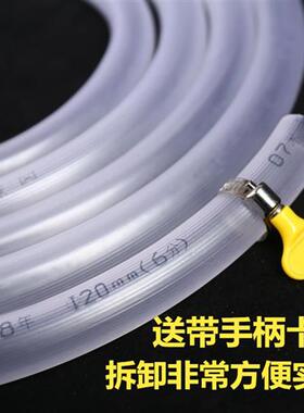四季软管水管家用透明防冻牛筋加厚橡胶管塑料PVC蛇皮管4分6分1寸