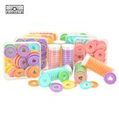 订环扣 塑料扣马卡龙爱心碟片实色蘑菇卡册记事本相册装 DISC RING