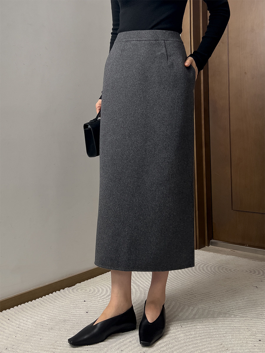 期禾私定100%澳毛立体肌理轻盈保暖时髦好穿羊毛呢西装半身裙秋冬,女装/女士精品,半身裙,淘宝优惠券,粉丝福利购,淘宝优惠卷