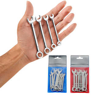 梅花开口两用扳手工具套装4-11号迷你呆板弯头板子5-11号扳手套装