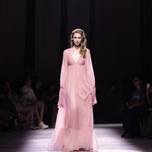 2025新款 复古蕾丝花边礼服裙女高级感气质名媛宴会晚礼服 法式