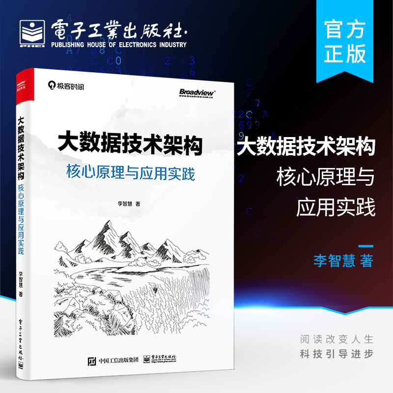 大数据技术架构核心原理与应用实践李智慧计算机编程初学者了解大数据技术入门指南网络与互联大数据行业从业人员参考阅读书