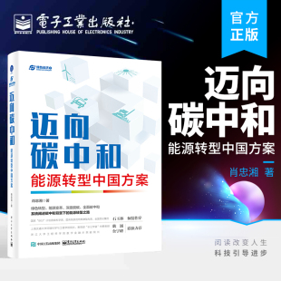 官方正版 迈向碳中和:能源转型中国方案 肖忠湘 著 中国未来能源结构调整方向以及产业机遇 电子工业出版社