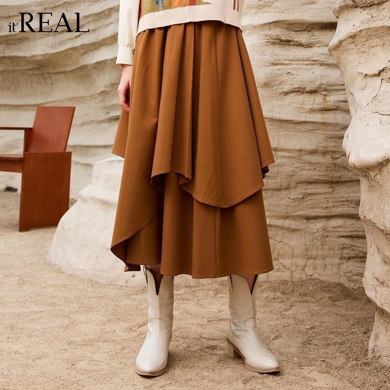 新款维多利亚多层设计感长裙