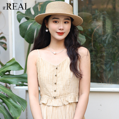 瑞尔吊带法式复古吊带背心