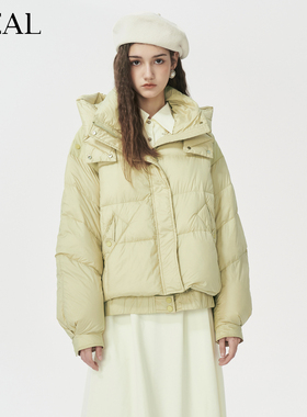 it'real瑞尔25年冬季新款宽松保暖时尚百搭休闲羽绒服女