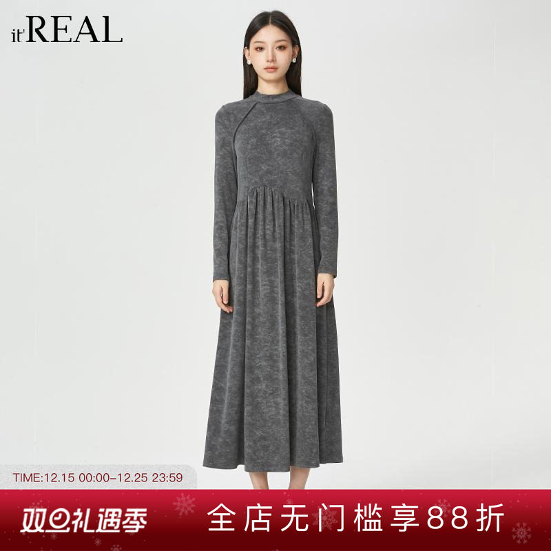 itreal瑞尔T恤裙内搭叠穿