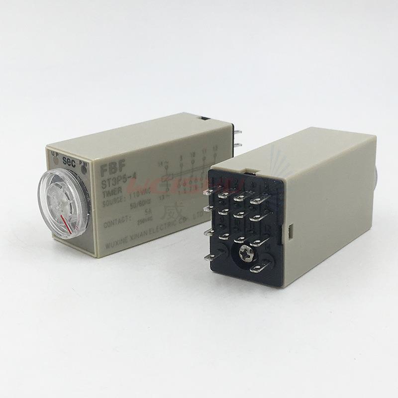 厂家直销ST3P5-4 10S AC110V新溪南FBF清洗车送料机时间继电器6S