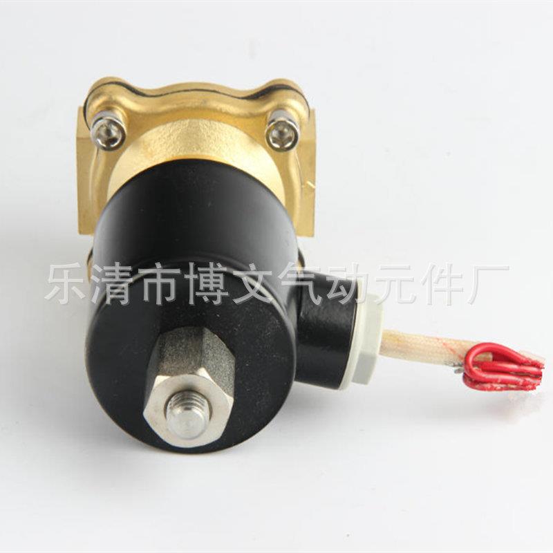 4分PT1/2铜体常开管道电磁阀2WT160-15 放水阀DN15 2W-15K