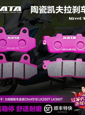 XATA陶瓷刹车片力刻踏板车金浪Chinf 318GT LK250T LK300T碟刹皮