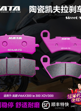 XATA陶瓷刹车片适用龙嘉VMAX300ie XDV300i xdv250si碟刹皮制动片