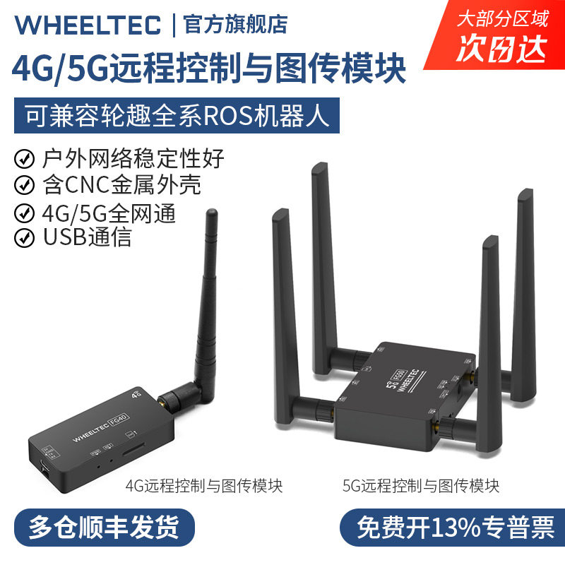 4G/5G远程控制与图传模块户外高速传输多系统USB通信全网通金属壳