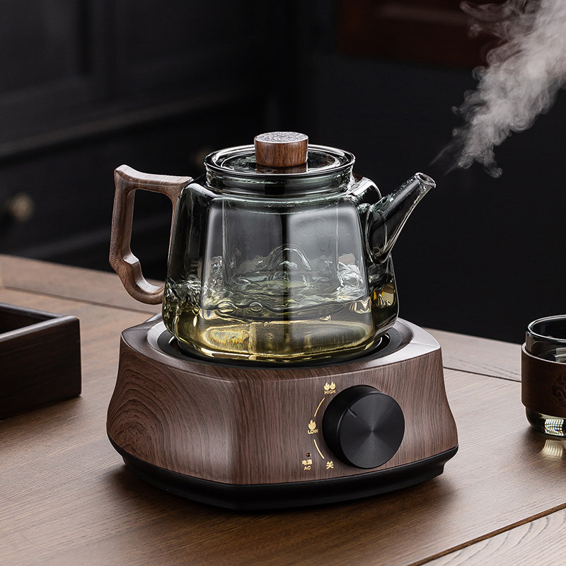 黑茶养生壶多功能家用小型办公室全玻璃新款煮茶器烧水壶花茶壶,厨房电器,养生壶/煎药壶/养生杯,淘宝优惠券,粉丝福利购,淘宝优惠卷