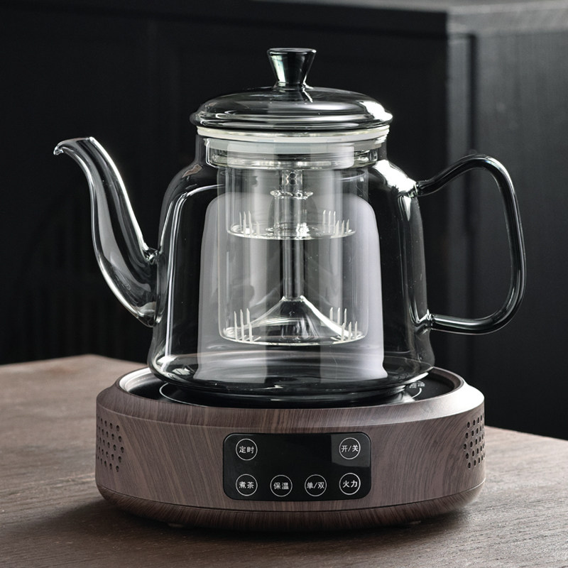 煮茶器黑茶煮茶壶玻璃电热烧水壶家用全自动花茶壶蒸汽普洱白茶壶