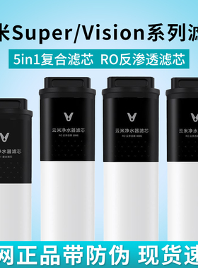 云米净水器Super/Vision 1000G/1200G Pro 5in1复合RO反渗透滤芯
