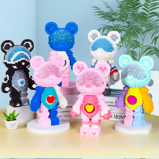 星际熊积木高难度拼图儿童益智拼装玩具男女孩礼物立体3d