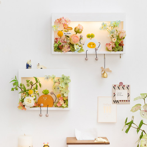 高级浪漫玄关钥匙收纳挂钩置物架