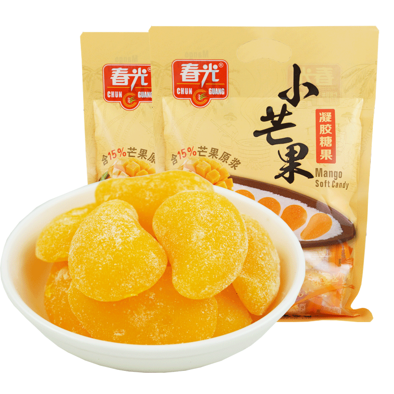 果汁软糖小芒果春光海南特产