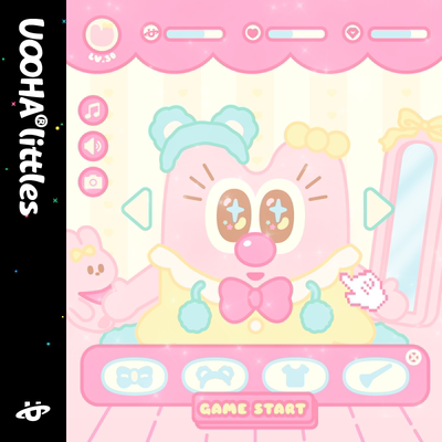 uooha缤纷海伦公仔新款可爱手办娃娃儿童礼物玩具水杯配件搭配