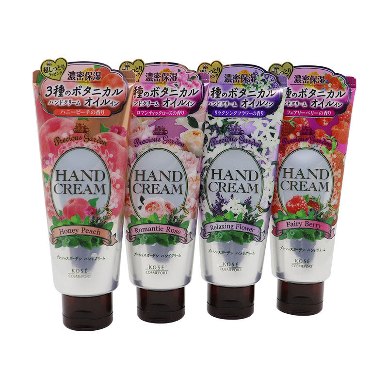 日本kose高丝珍贵花园护手霜玫瑰花香薰衣草味水蜜桃水润补水保湿